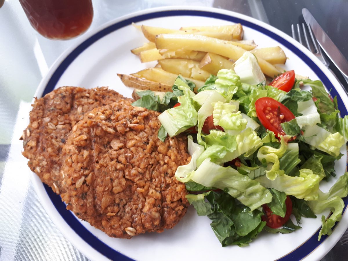 Tourtière végétalienne à l'avoine - Trois fois par jour