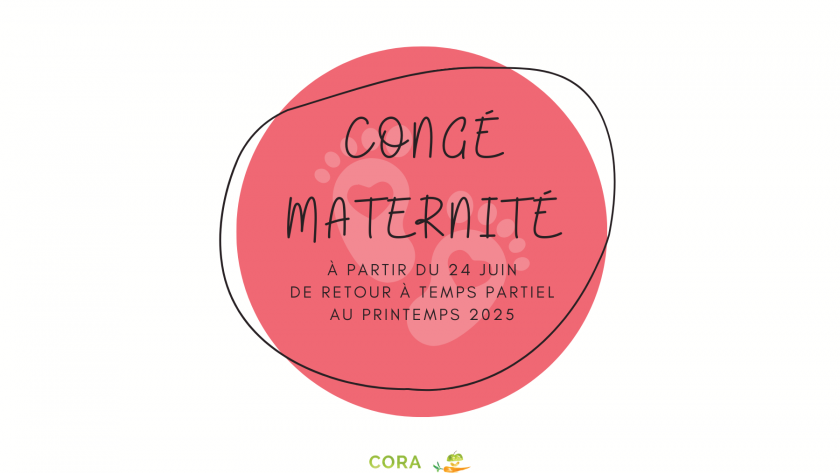 Congé de maternité 2024-2025 Cora Loomis, diététiste-nutritionniste